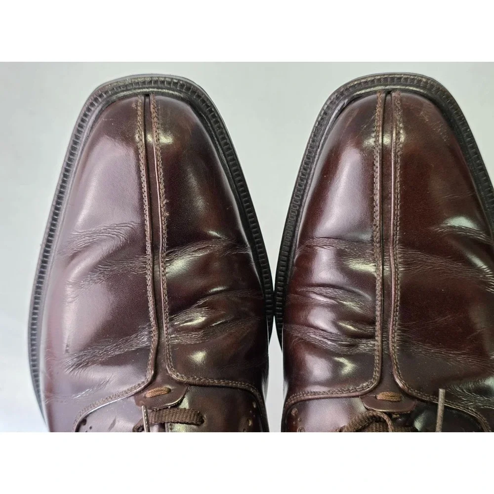 Paolo De Marco Branco Men's Dress Shoes 10 M Brown Leather Oxford Made in‎ Spain